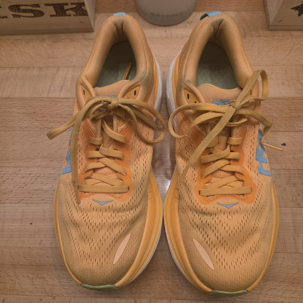 Hoka One One Bondi 8 Running Shoes Impala Mock Orange Womens Size 8.5